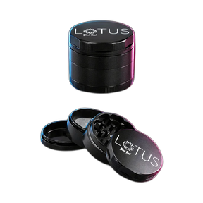 Black Leaf Lotus Grinder Grey 63mm