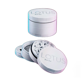 Black Leaf Lotus Grinder White 53mm