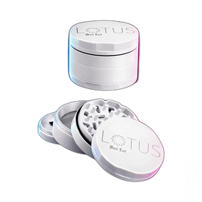 Black Leaf Lotus Grinder White 63mm