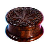 Black Leaf Rosewood Grinder 2Parts 45mm