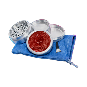 Dragon Grinder 4-teilig Leather Silver 55mm