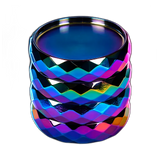 Grinder Crystal Rainbow Zinc 4er