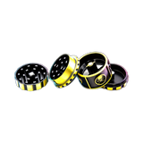 Grinder Leaf black/gold 4 Part 50mm