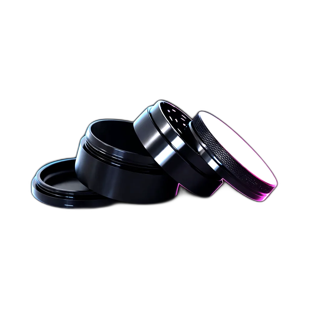 HAMMERCRAFT X RAW Aluminium Grinder L Black 4parts 63mm