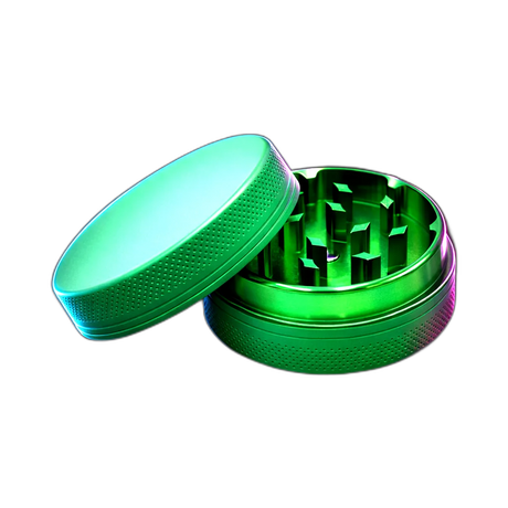 Silicone coated Grinder Green 2 Parts 50mm