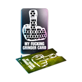V Syndicate Grinder Card - Mittelfinger