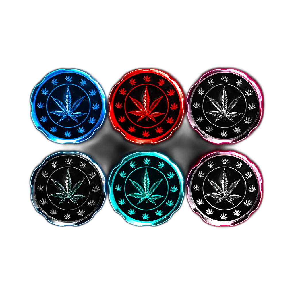 Weed Leaf Grinder 4er Assort