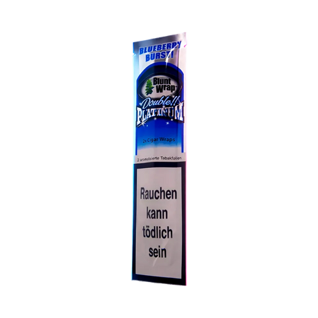 Blunt Wraps Double Platinum Blueberry 2 in 1