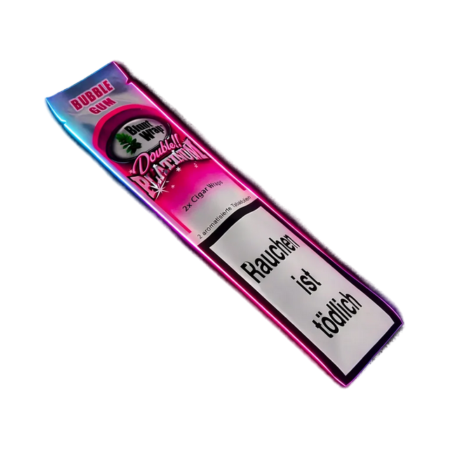 Blunt Wraps Double Platinum Bubblegum 2 in 1