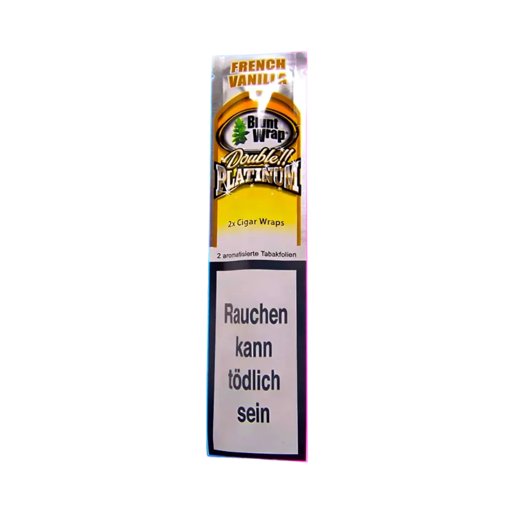 Blunt Wraps Double Platinum French Vanilla 2 in 1