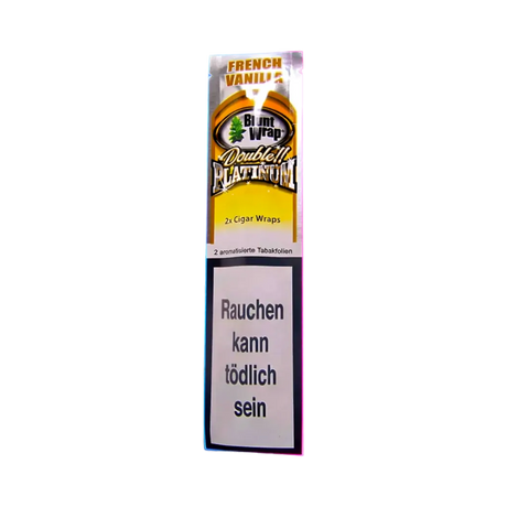 Blunt Wraps Double Platinum French Vanilla 2 in 1