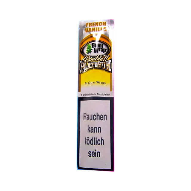 Blunt Wraps Double Platinum French Vanilla 2 in 1