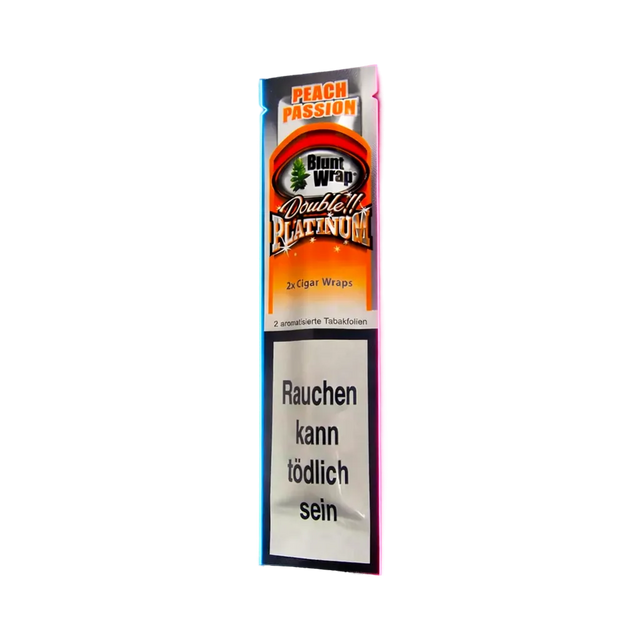Blunt Wraps Double Platinum Peach Passion 2 in 1