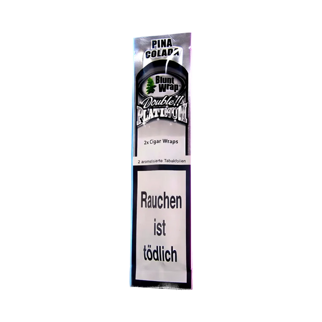 Blunt Wraps Double Platinum Pina Colada 2 in 1