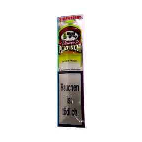 Blunt Wraps Double Platinum Strawberry Kiwi 2 in 1