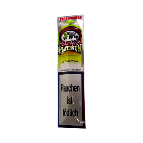 Blunt Wraps Double Platinum Strawberry Kiwi 2 in 1