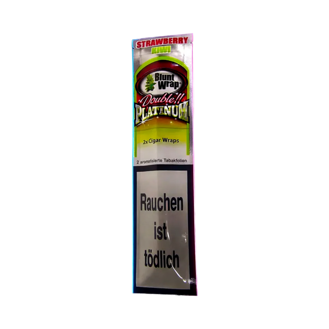 Blunt Wraps Double Platinum Strawberry Kiwi 2 in 1