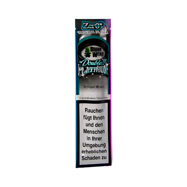 Blunt Wraps Double Platinum Zero 2 in 1