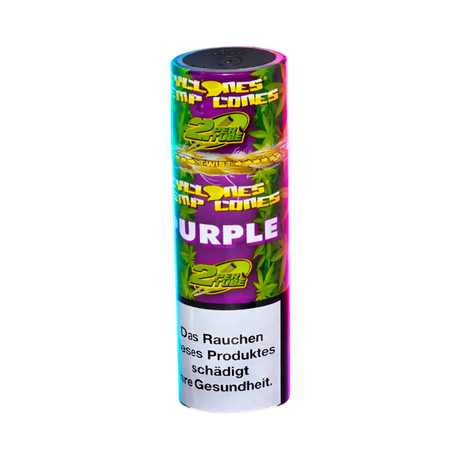 Cyclones Hemp Purple 2 in 1 Tube