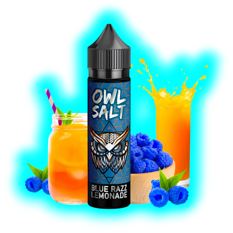 Owl Salt Longfill Blue Razz Lemonade 10/60ml