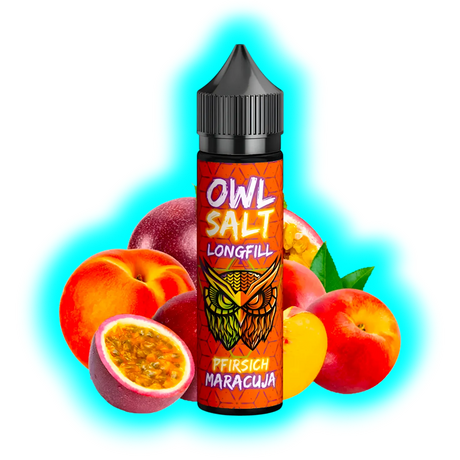 Owl Salt Longfill Pfirsich Maracuja 10/60ml