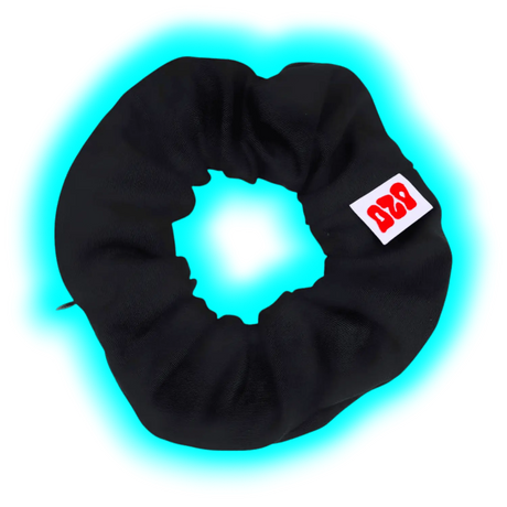 Ozo Secret Stash Scrunchy Black