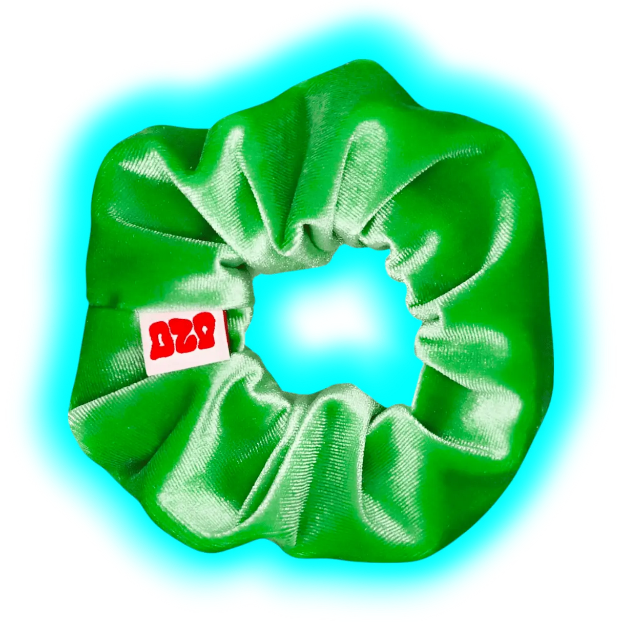 Ozo Secret Stash Scrunchy Green