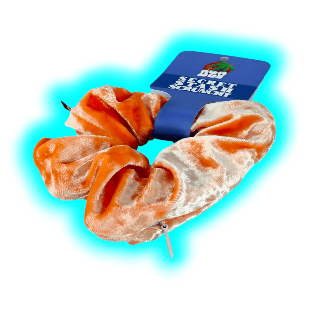 Ozo Secret Stash Scrunchy Orange