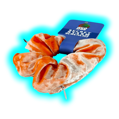 Ozo Secret Stash Scrunchy Orange