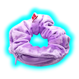 Ozo Secret Stash Scrunchy Samt Lila