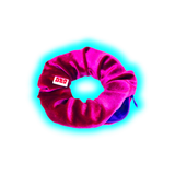 Ozo Secret Stash Scrunchy Samt Magenta