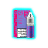 Flasche und Verpackung von Pod Salt Nexus Grape Berry Burst mit Warnhinweis zu Nikotin