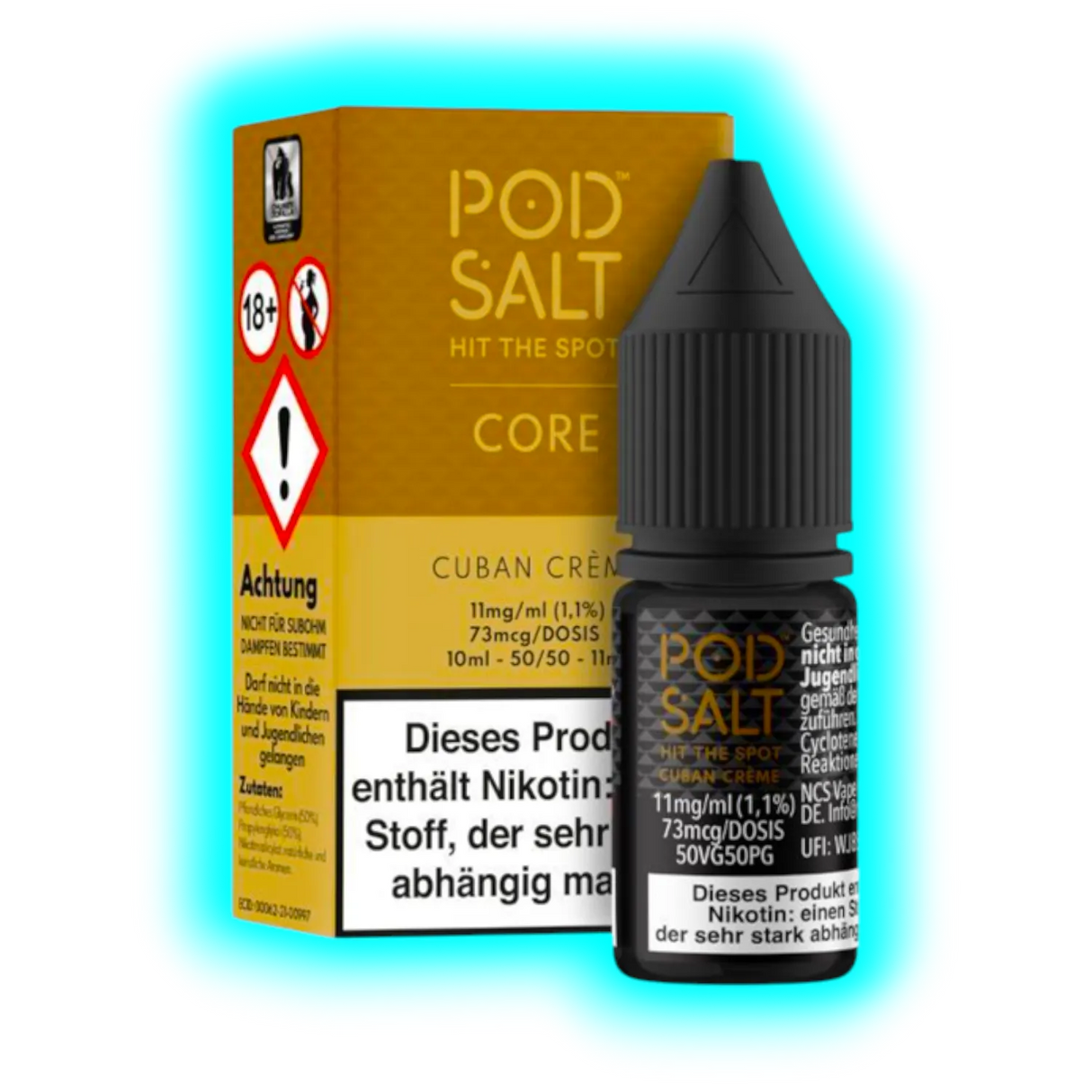 Pod Salt Nexus Origin Cuban Creme 10ml Nic Salt 11mg