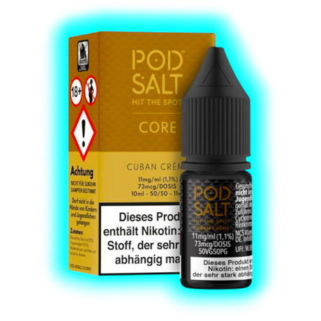 Pod Salt Nexus Origin Cuban Creme 10ml Nic Salt 11mg