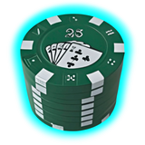 Pokergrinder aus Metall mit Sieb grün