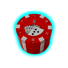 Pokergrinder aus Metall mit Sieb rot