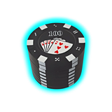 Pokergrinder aus Metall mit Sieb schwarz
