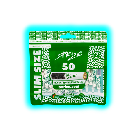 Purize Slim Size 50er Soft Pack Green White