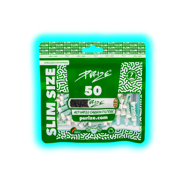 Purize Slim Size 50er Soft Pack Green White