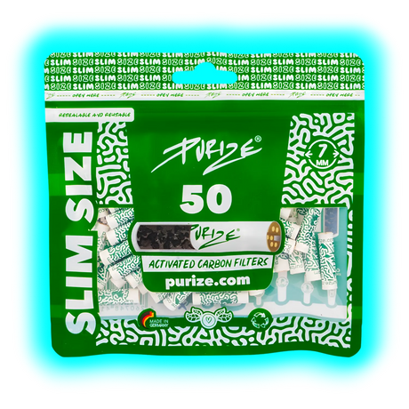Purize Slim Size 50er Soft Pack Green White