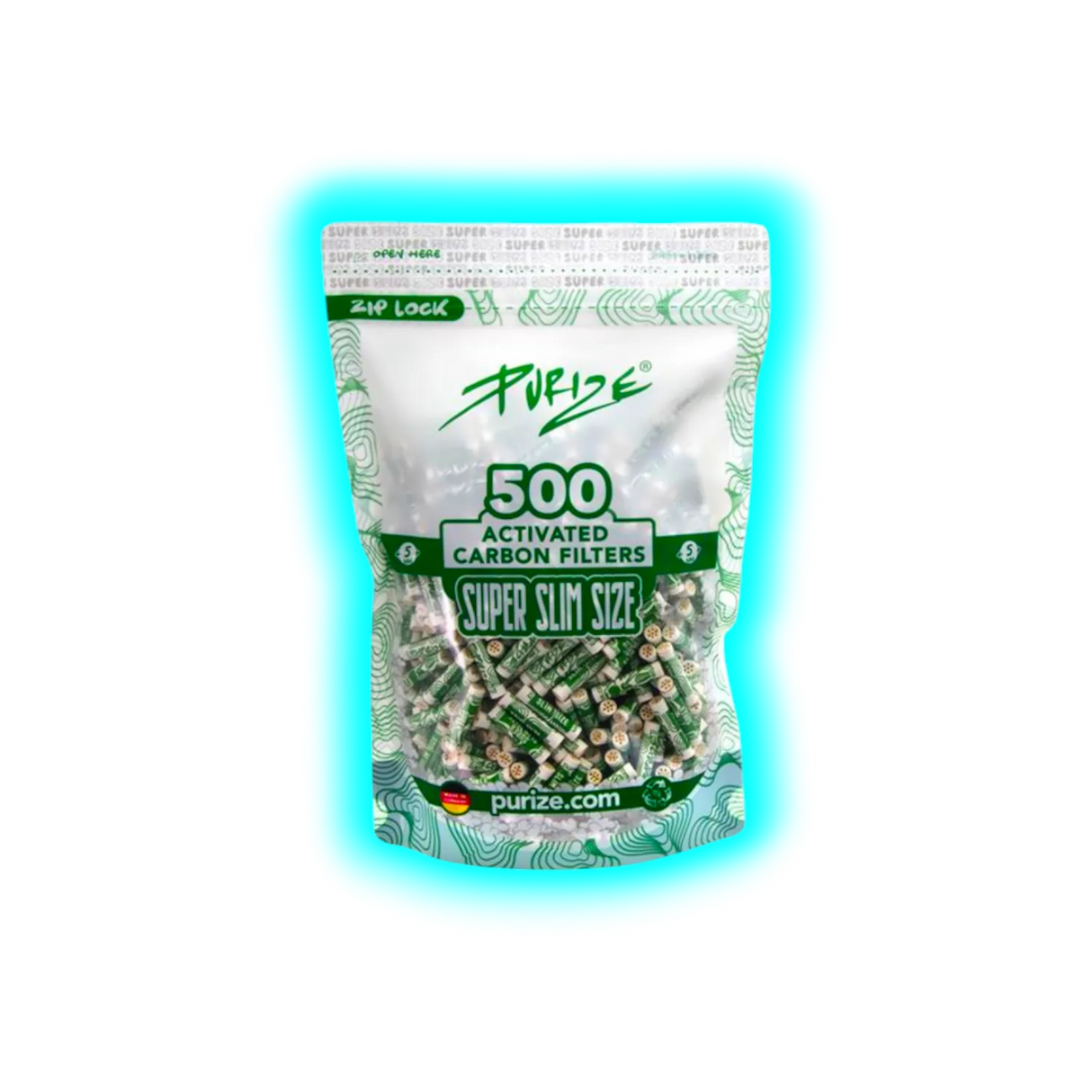 Purize Super-Slim 500er Pack White Green