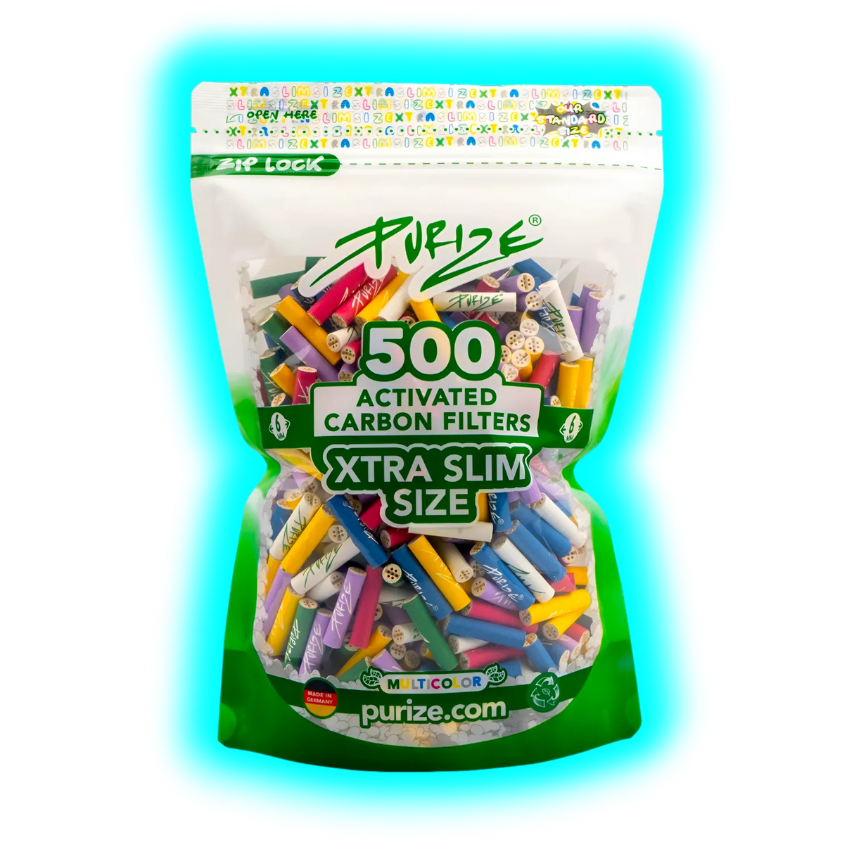 Purize Xtra-Slim Confezione da 500 Multicolor