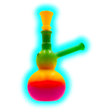 Rainbow Glass Bong 14cm