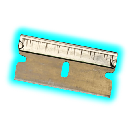 Rasierklinge Silber