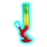 Rasta Ice Bong gebogen 31cm