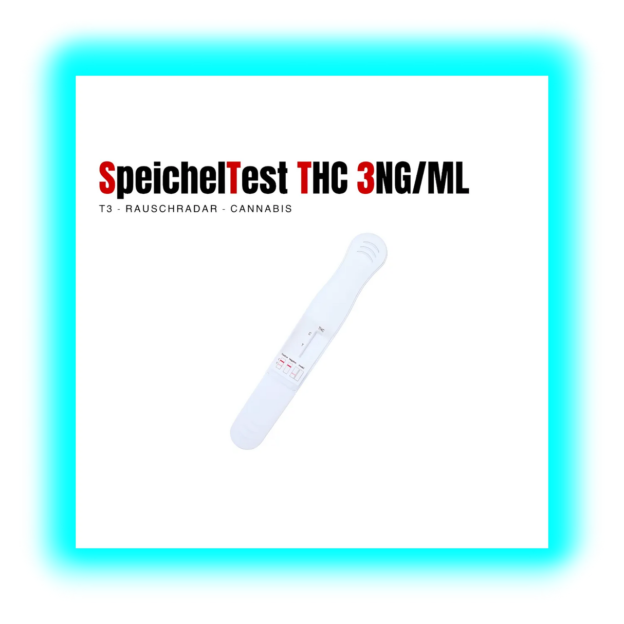 Rausch Radar T3 THC Speichel Schnelltest 3.0 ng/ml