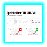 Rausch Radar T3 THC Speichel Schnelltest 3.0 ng/ml