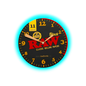 Raw Black Wall Clock 30cm