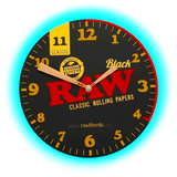 Raw Black Wall Clock 30cm