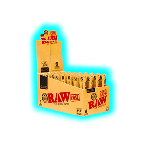RAW Cone 1 1/4 6pcs